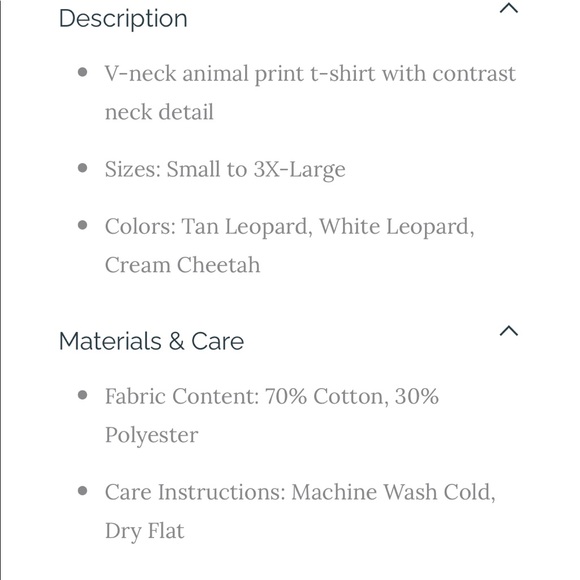 Cents of Style Roux Animal Print t-shirt tan leopard - Picture 10 of 11